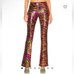 Dundas X Revolve Jerry Sequin Flare Pants NEW